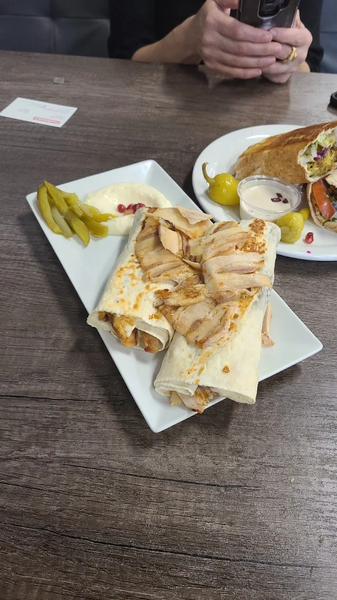 Chicken Shawarma Sandwich, Cedar North Restaurant (Lebanese Cuisine)