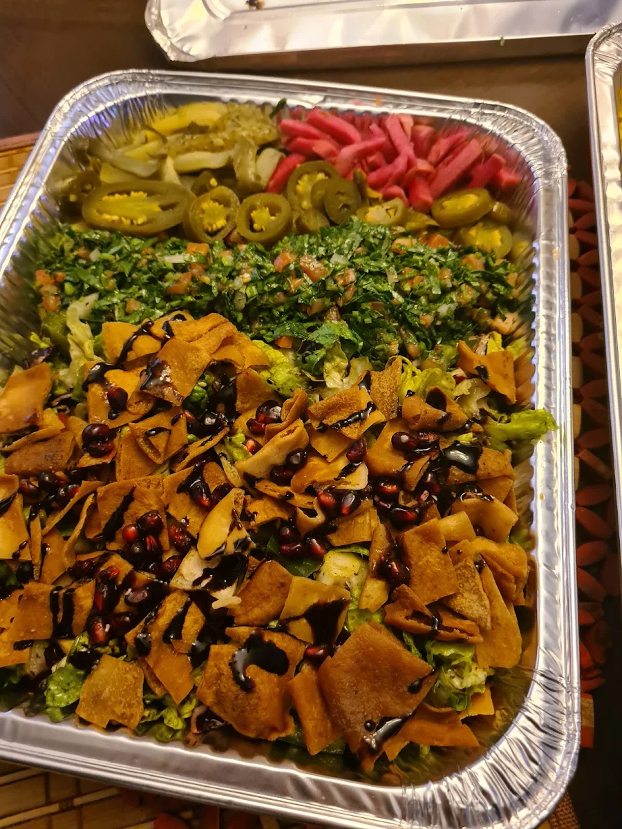 Fattoush Salad, Cedar North Restaurant (Lebanese Cuisine)
