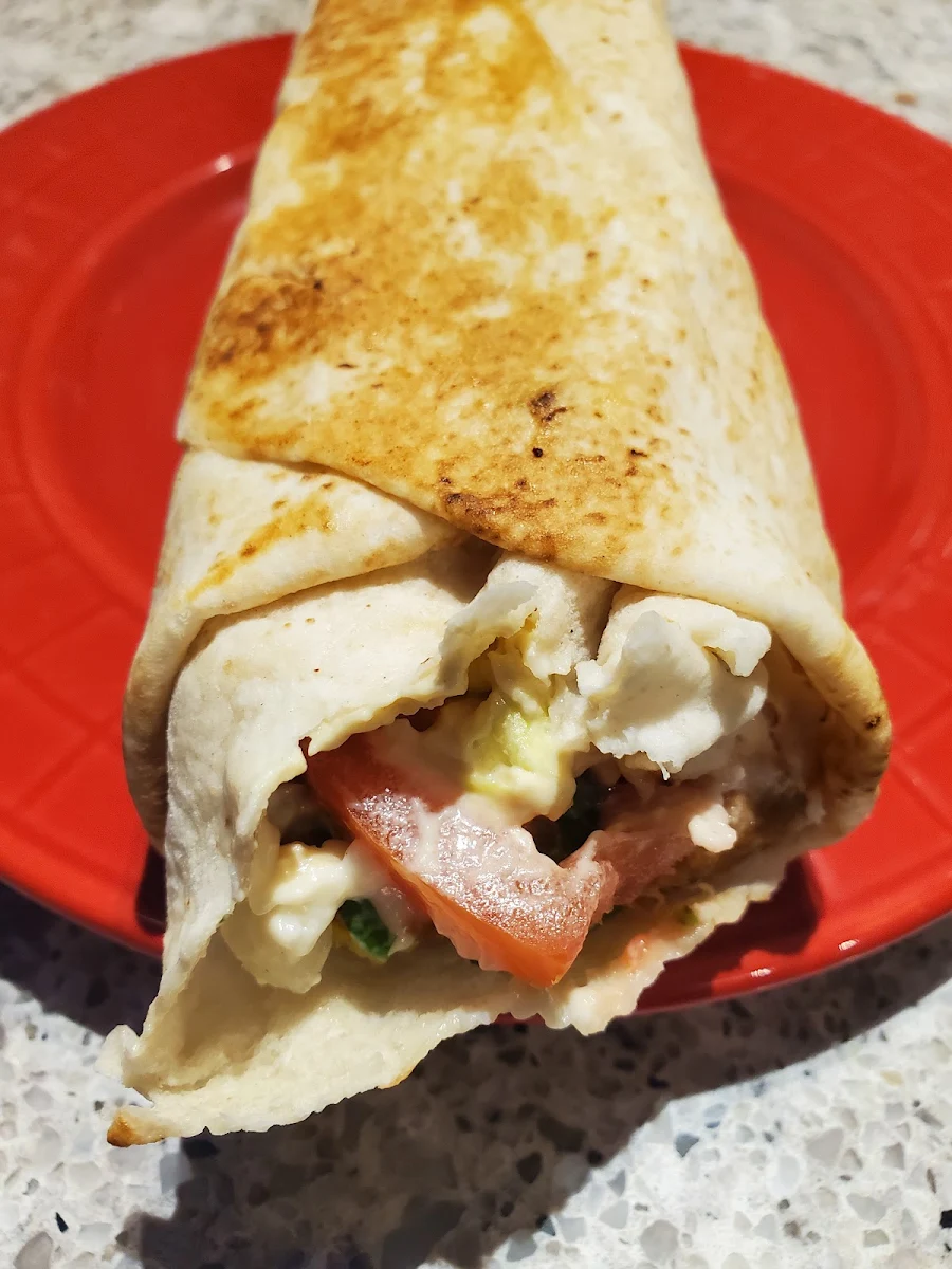 Felafel Wrap, Cedar North Restaurant (Lebanese Cuisine)
