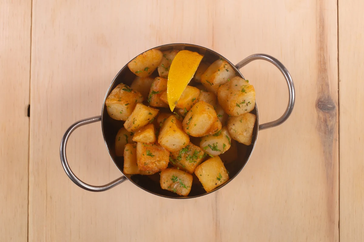 Garlic Potatoes, Cedar North Restaurant (Lebanese Cuisine)
