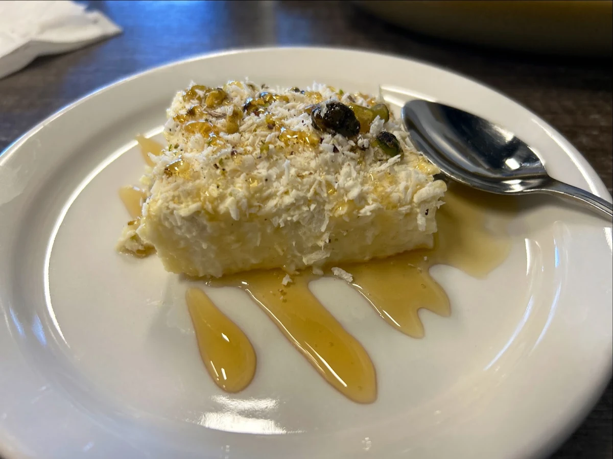 Honey Ashta, Cedar North Restaurant (Lebanese Cuisine)