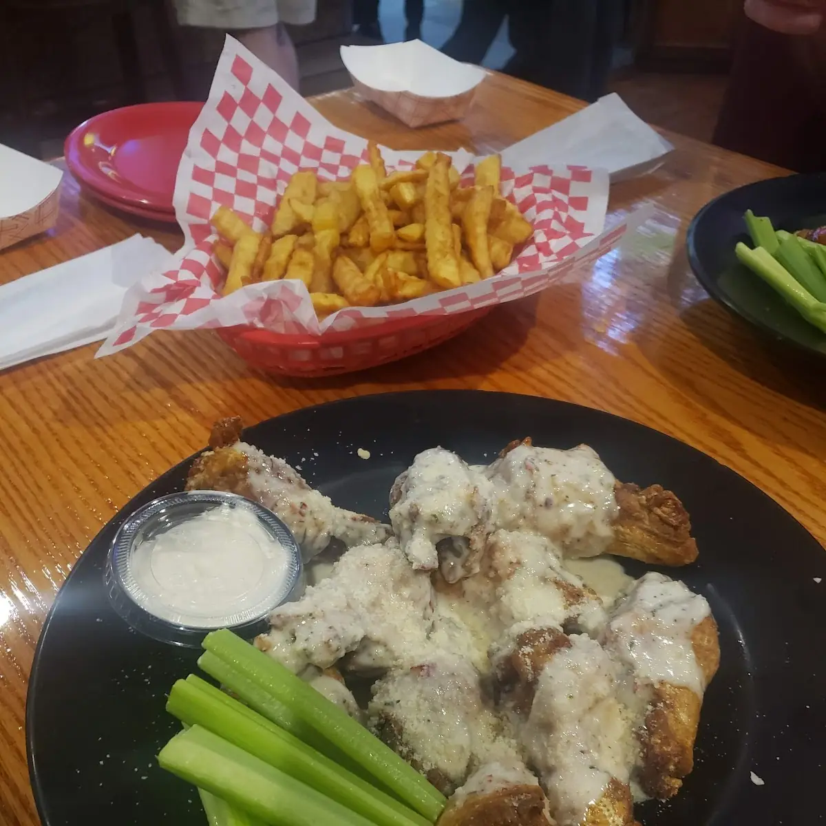 Creamy Garlic Wings