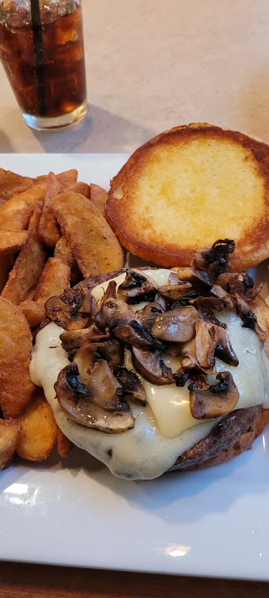 Mushroom Swiss Burger