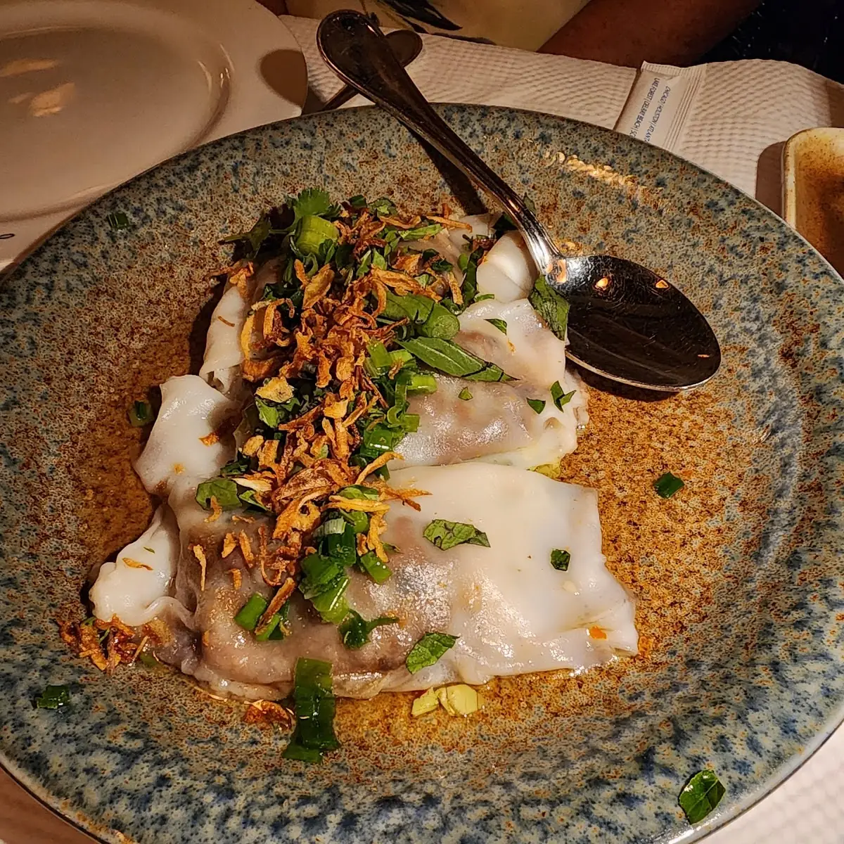 Sesame Beef Ravioli
