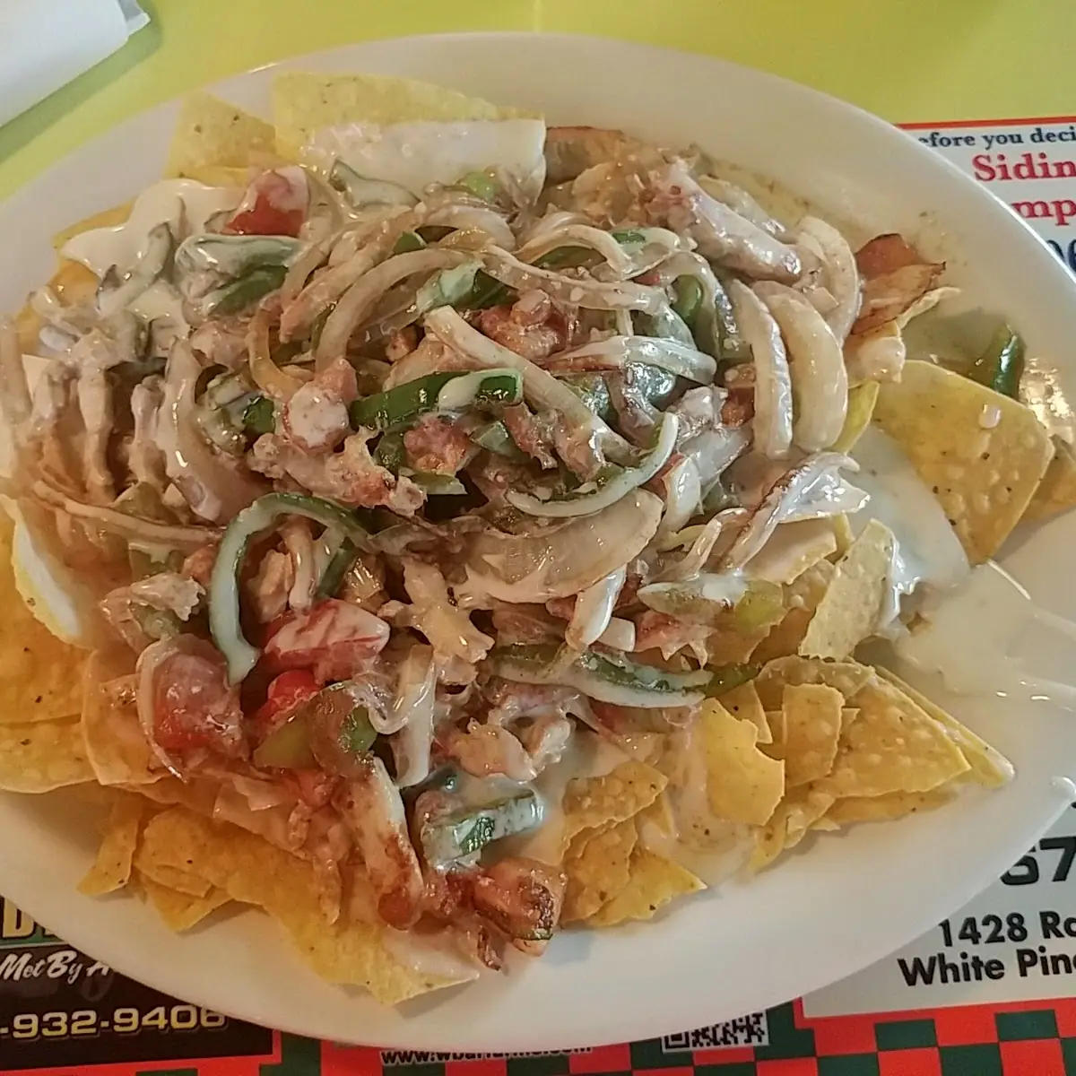 Chicken Fajita Nachos
