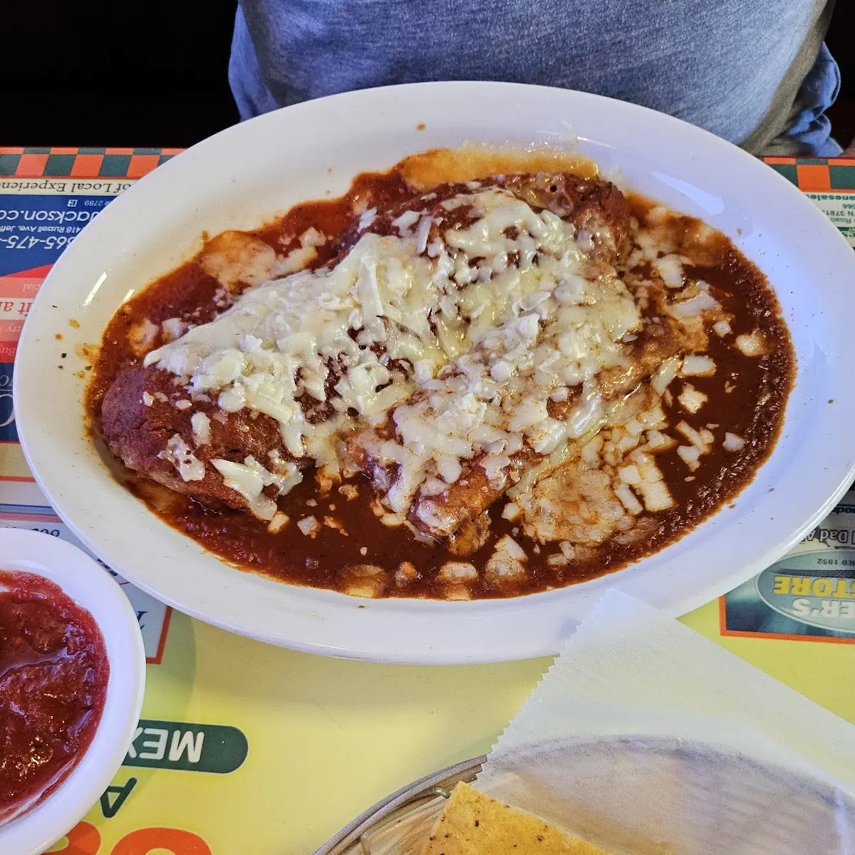 Chili Relleno & Cheese Enchilada