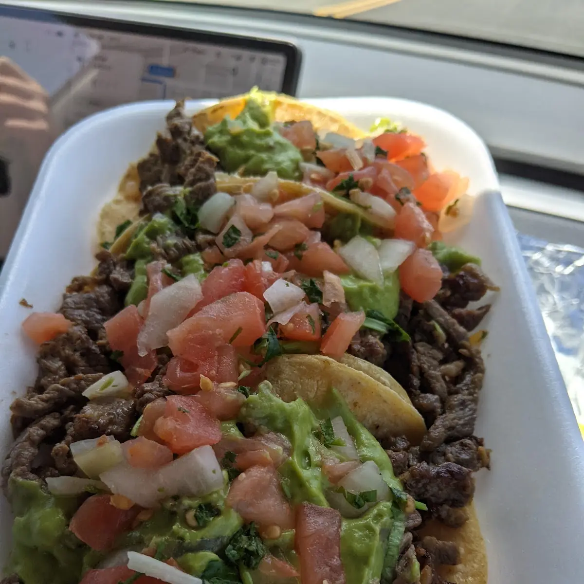 3 Mini Tacos Carne Asada