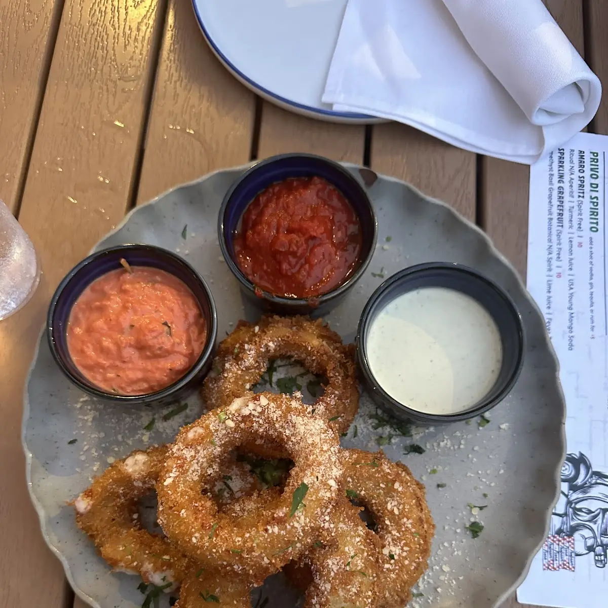 Mozzarella Onion Rings