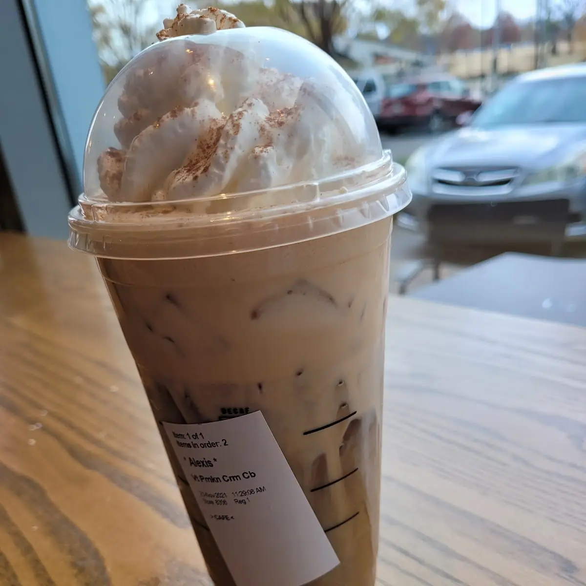 Pumpkin Spice Ice Coffee