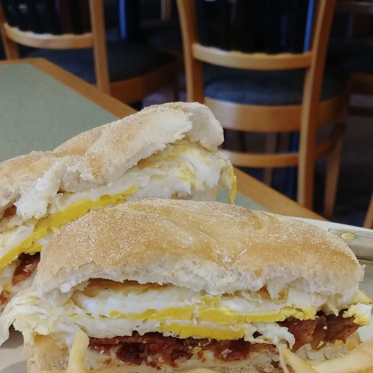 Bacon Egg and Cheese on a Kaiser Roll