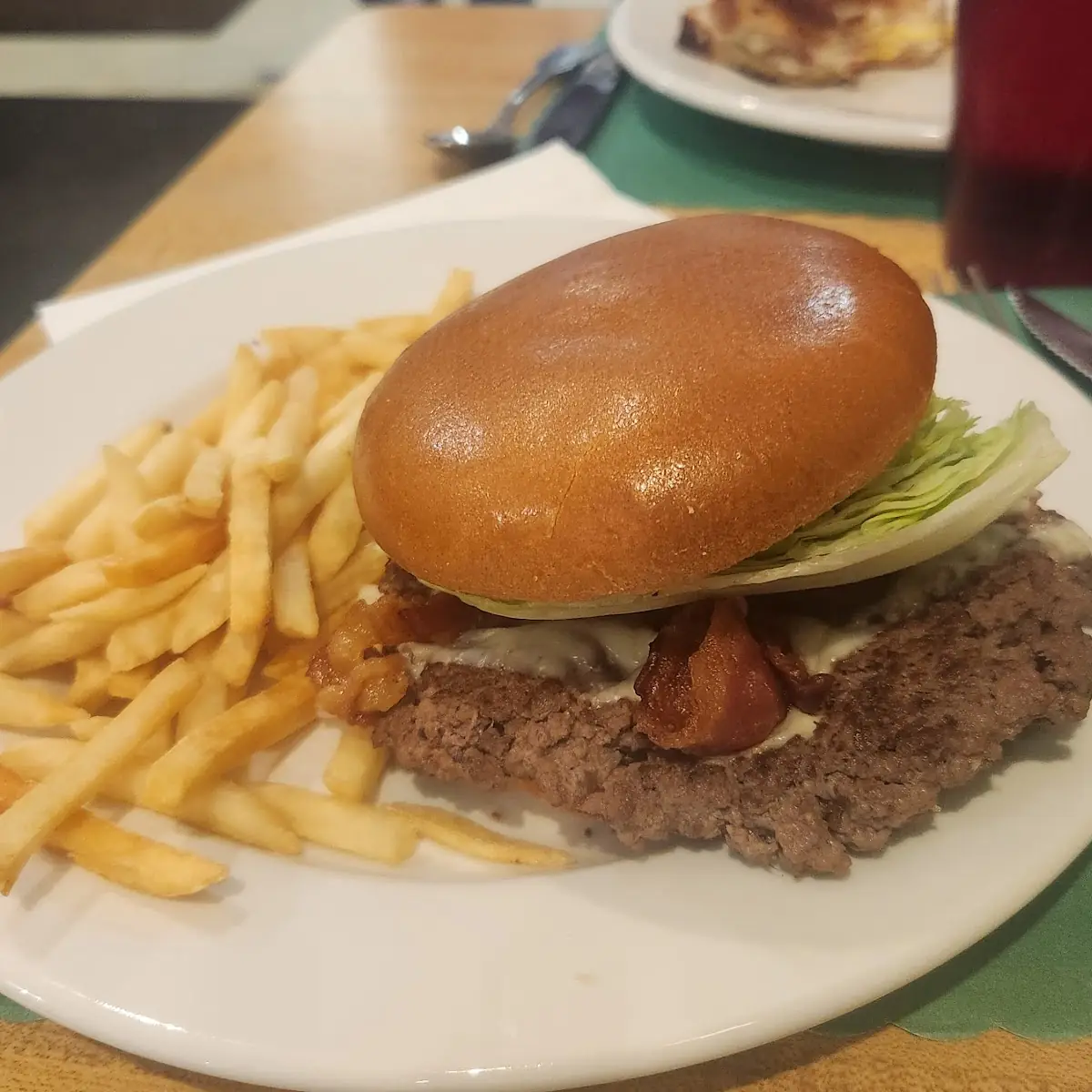 Smash Burger and Fries