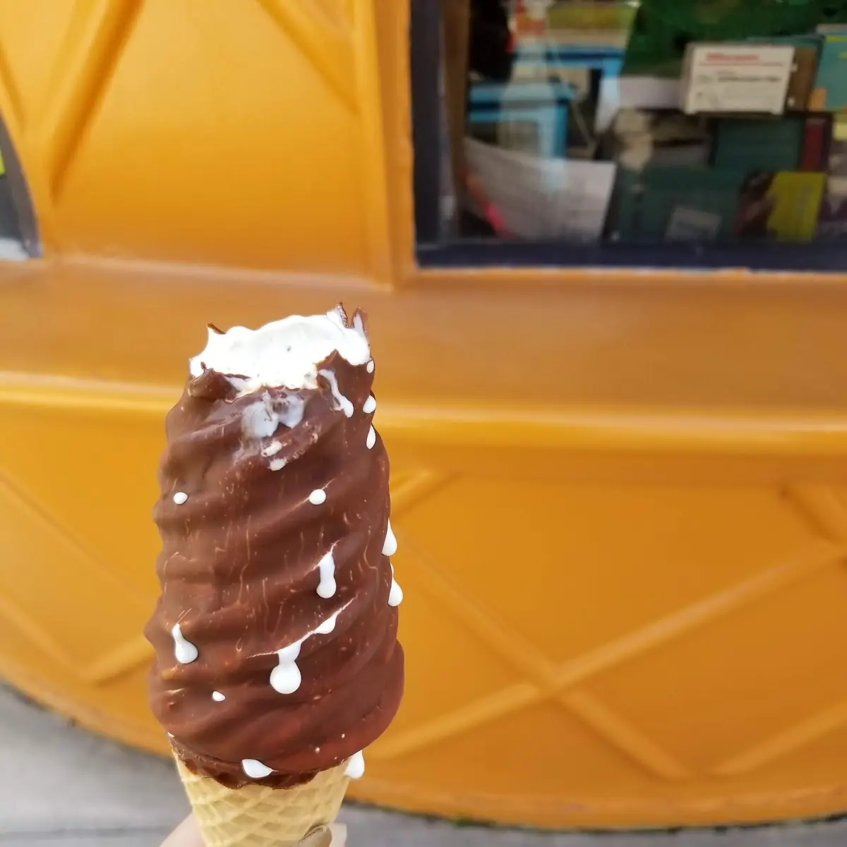 Chocolate Dipped Ice Cream Cone