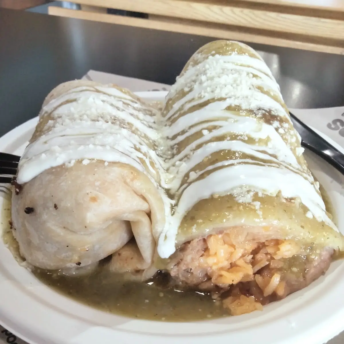 Monster Chile Verde Burrito