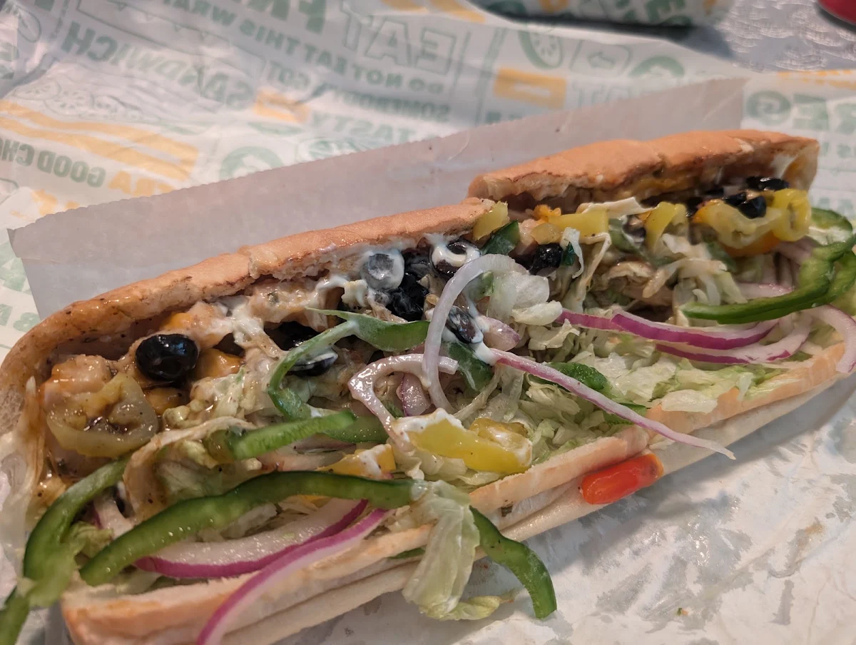 Sweet Onion Chicken Teriyaki Sub, Subway