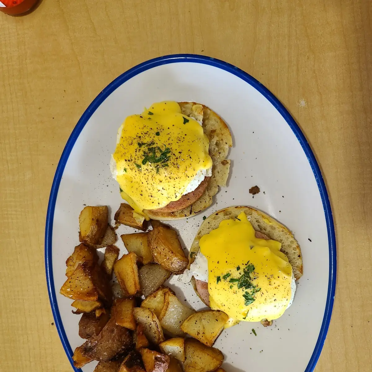 Double Traditional Eggs Benedict