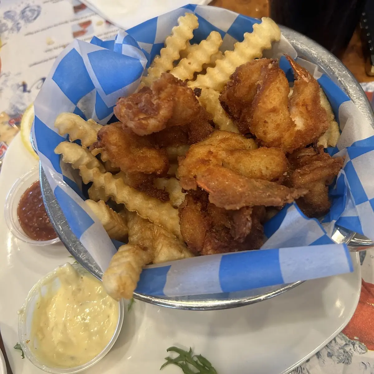 Fried Shrimp and Fries