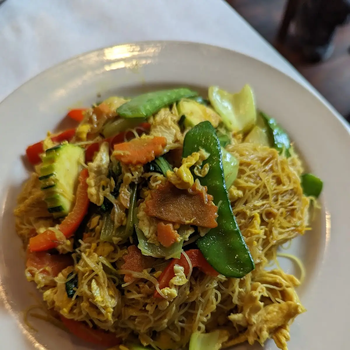 Singapore Noodles with Chicken