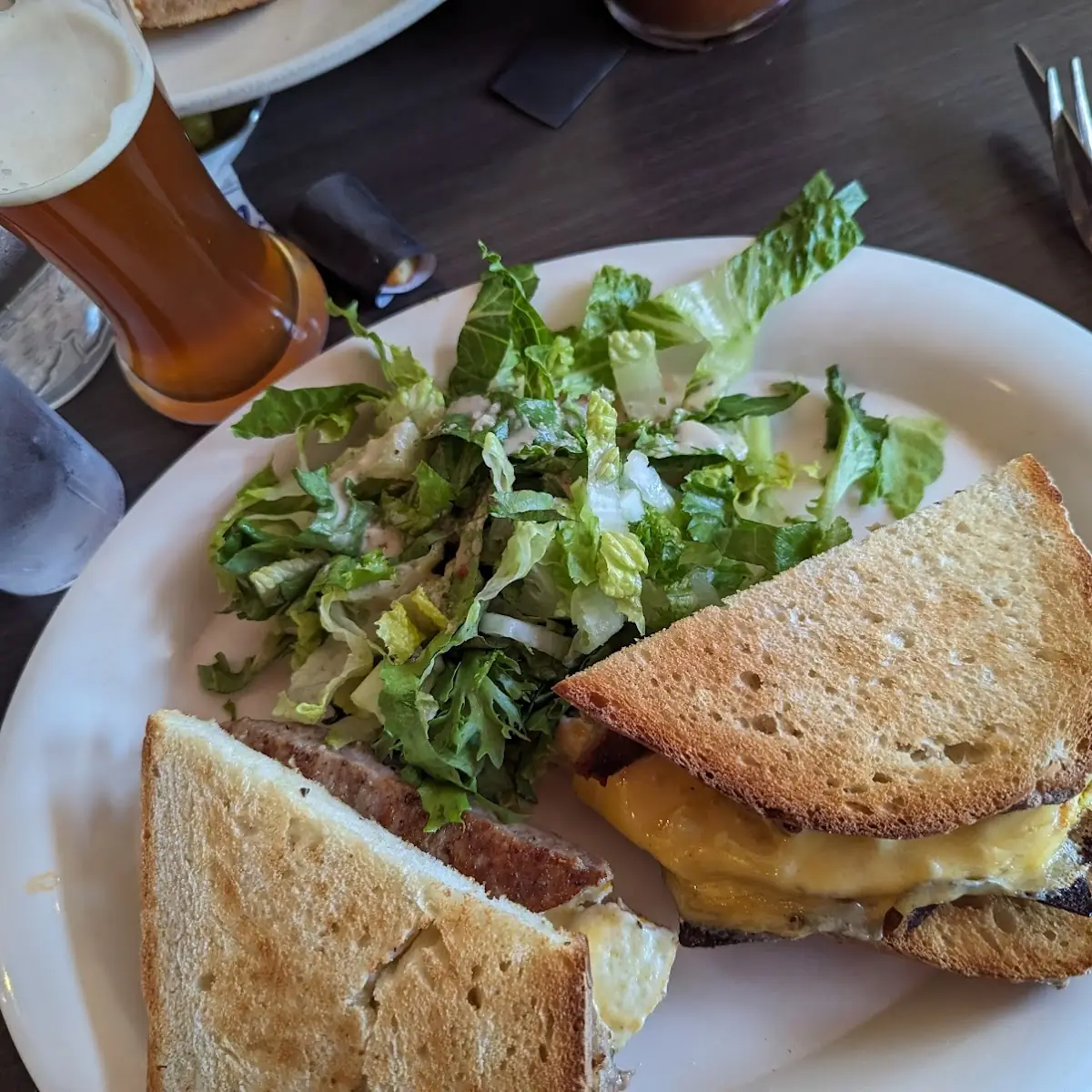 Egg and Sausage Breakfast Sandwich