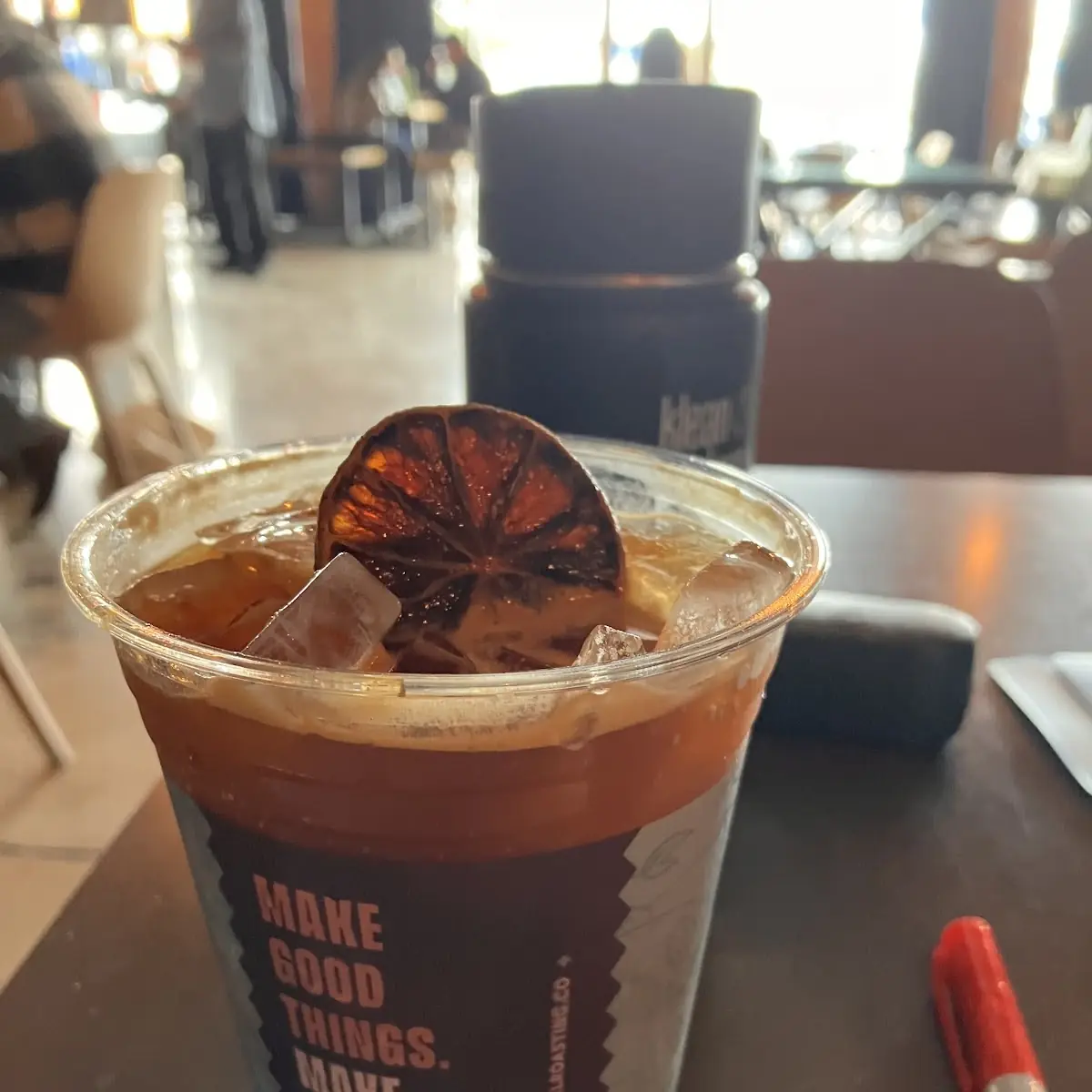Sparkling Orange Americano