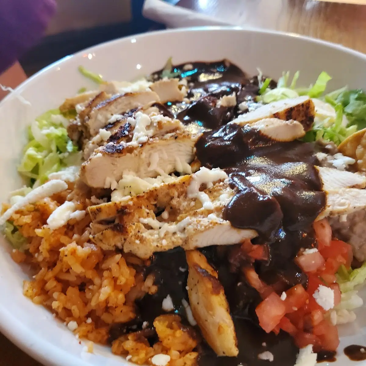 Mole Chicken Bowl
