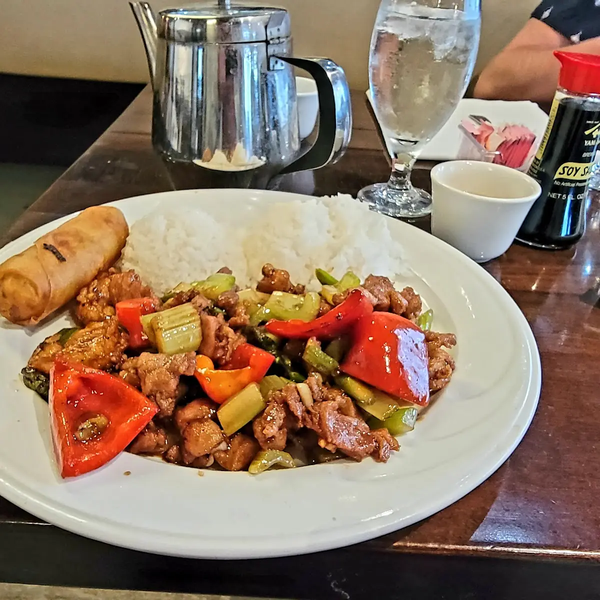 Pepper Chicken and Shrimp Combo