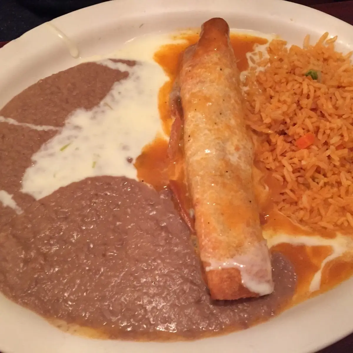 Enchilada Refried Beans and Rice