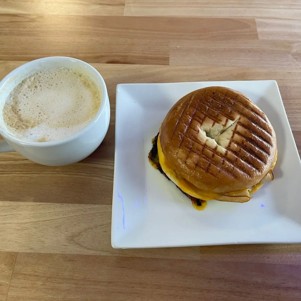 Breakfast Bagel Sandwich