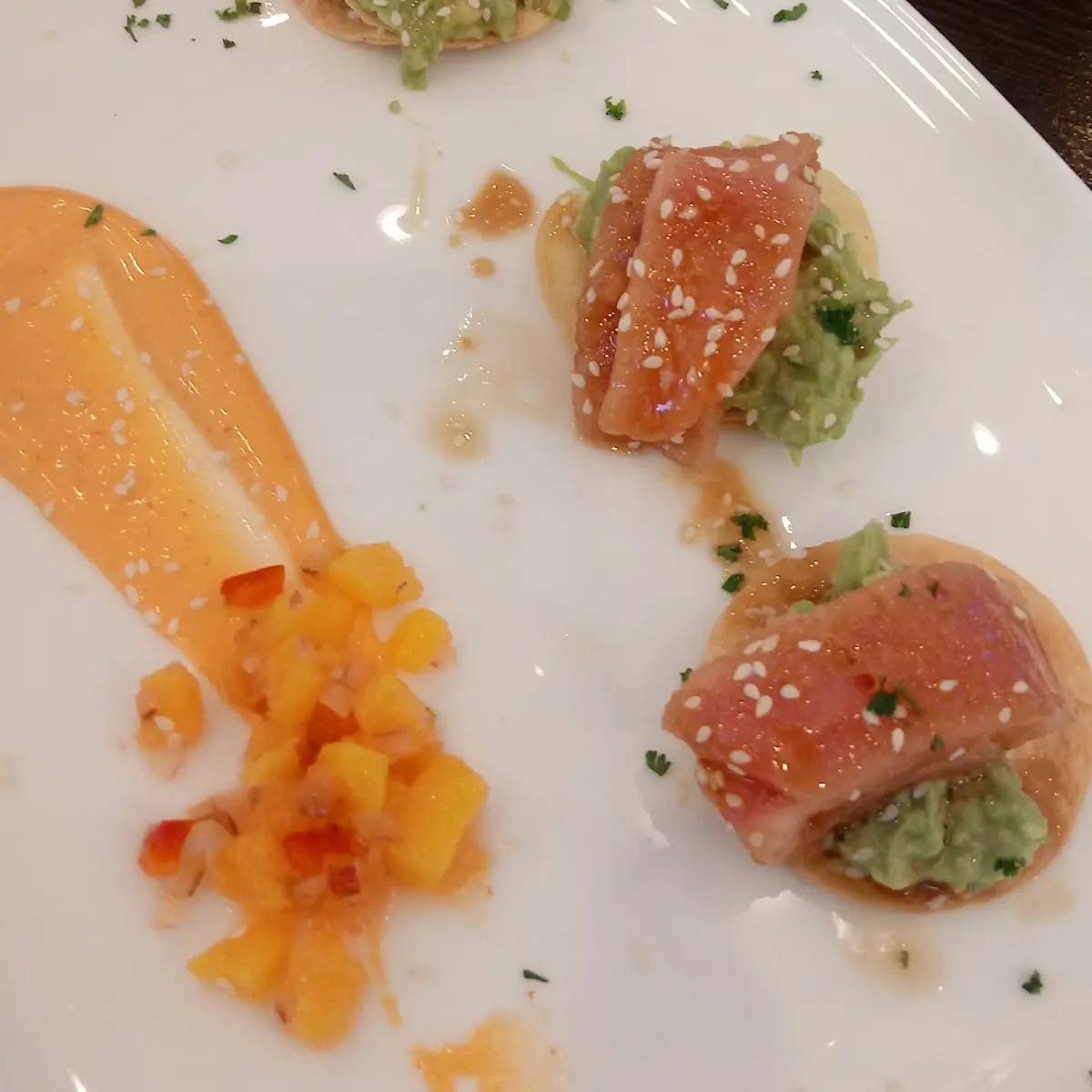 Wasabi Scallops on the Half Shell