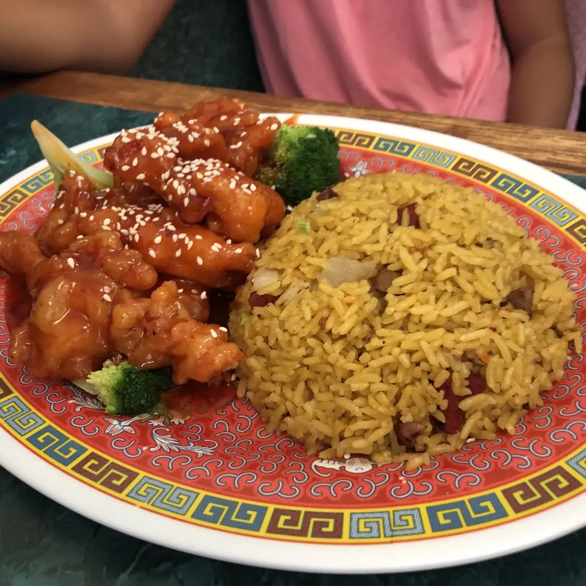 Hunan Chicken and Pork Fried Rice