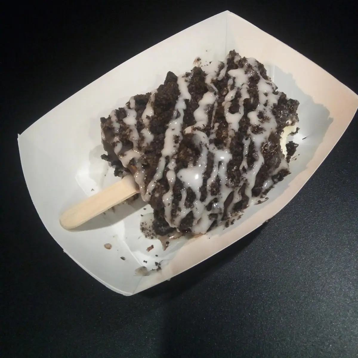 Oreo on Vanilla Ice Cream