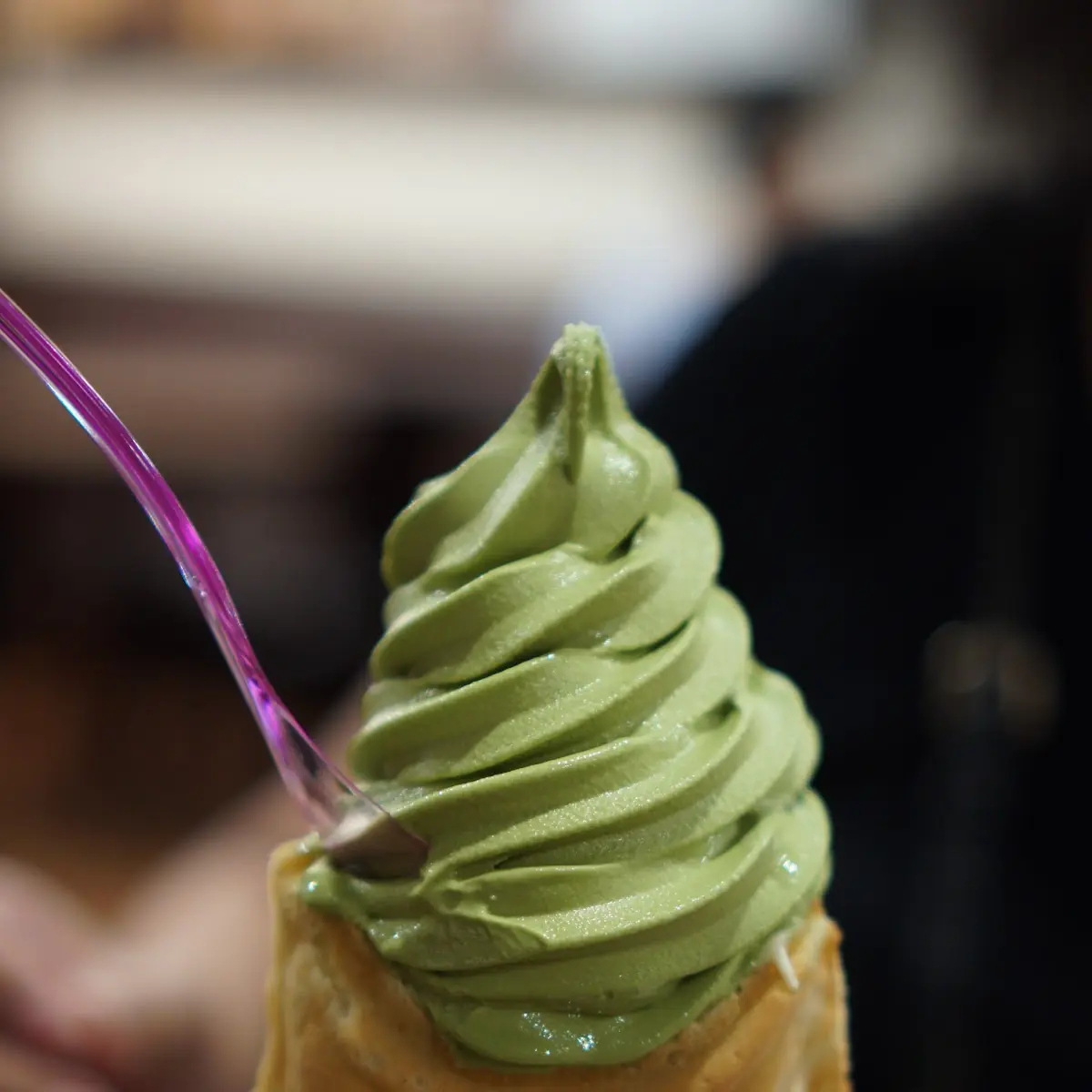 Taiyaki Green Tea Soft Serve