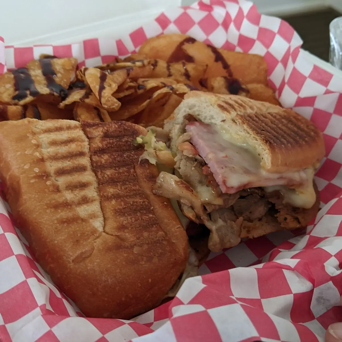 Cuban Sandwich with Chips