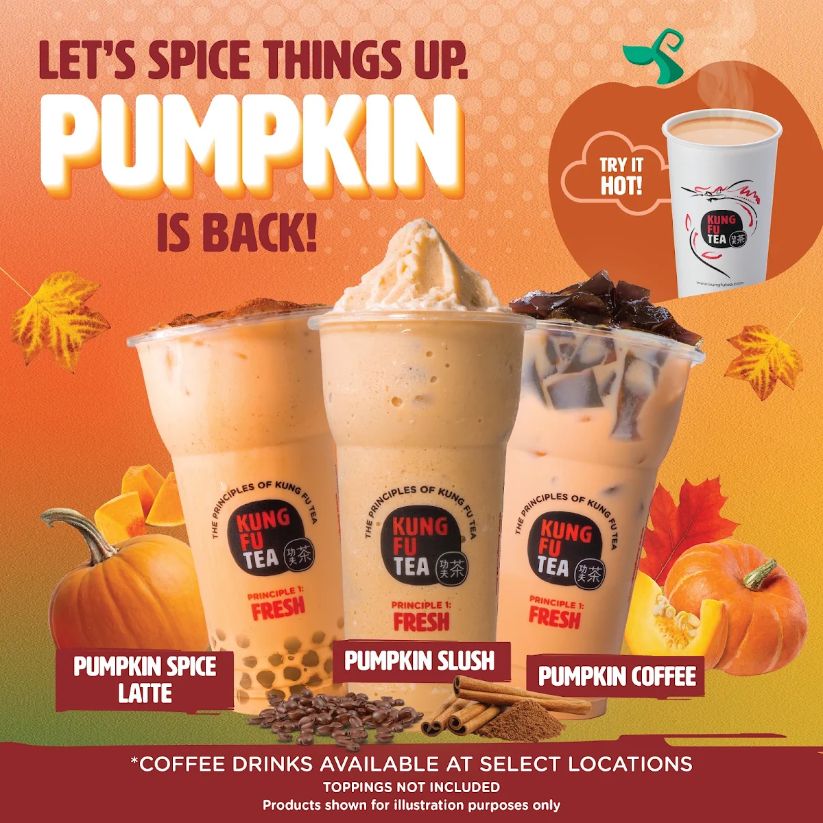 Pumpkin Cap Dirty Chai