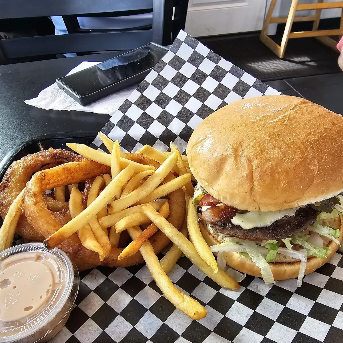 Jalapeño Swiss Mushroom Burger