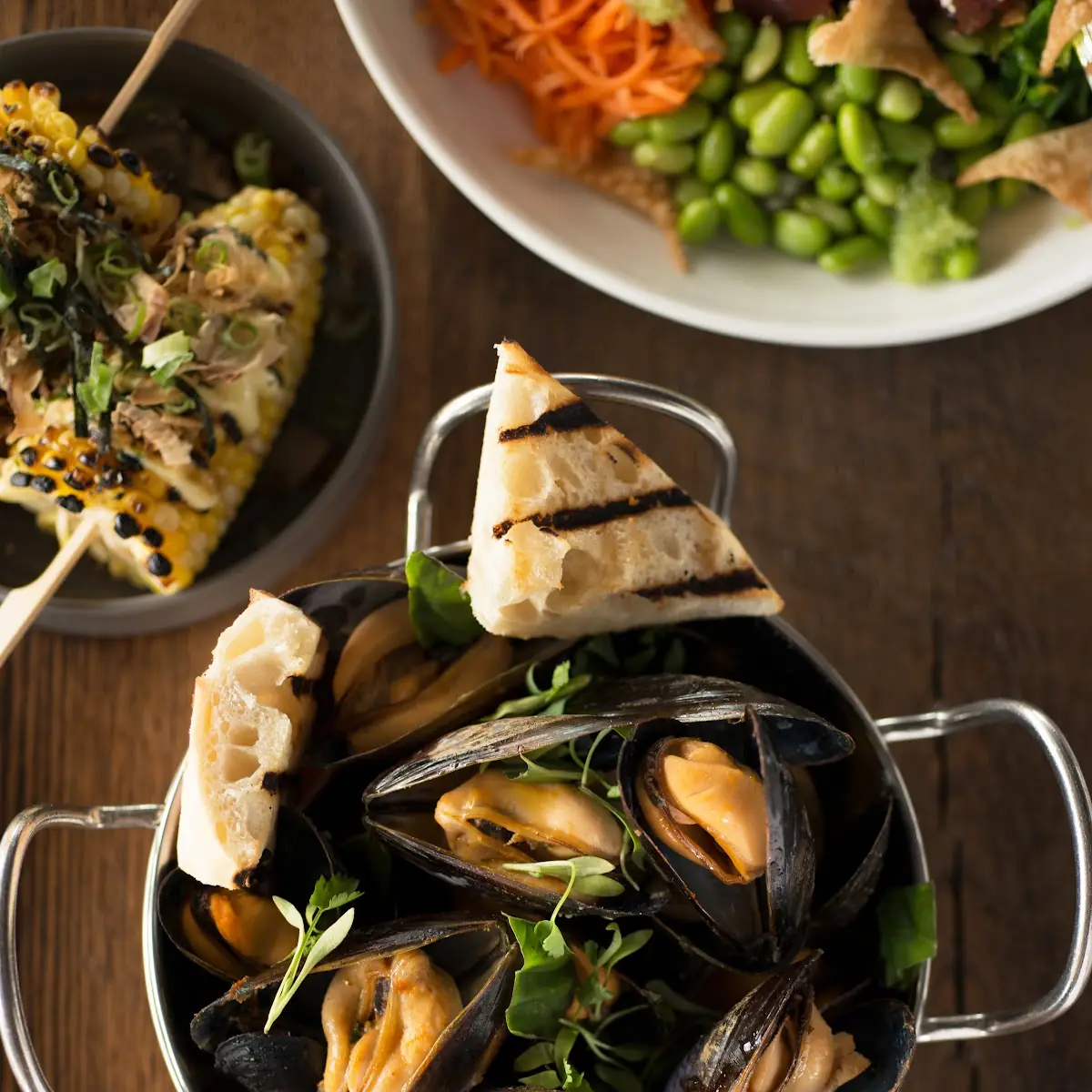 Steamed Maine Mussels