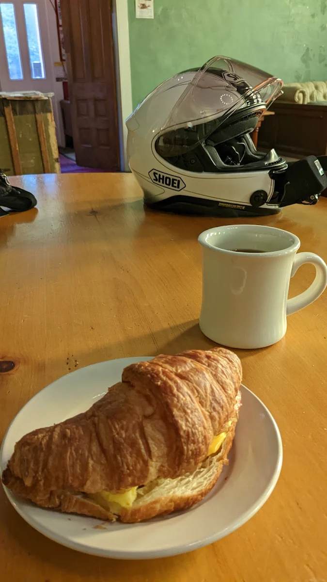 Bacon Egg and Cheese Croissant Sandwich