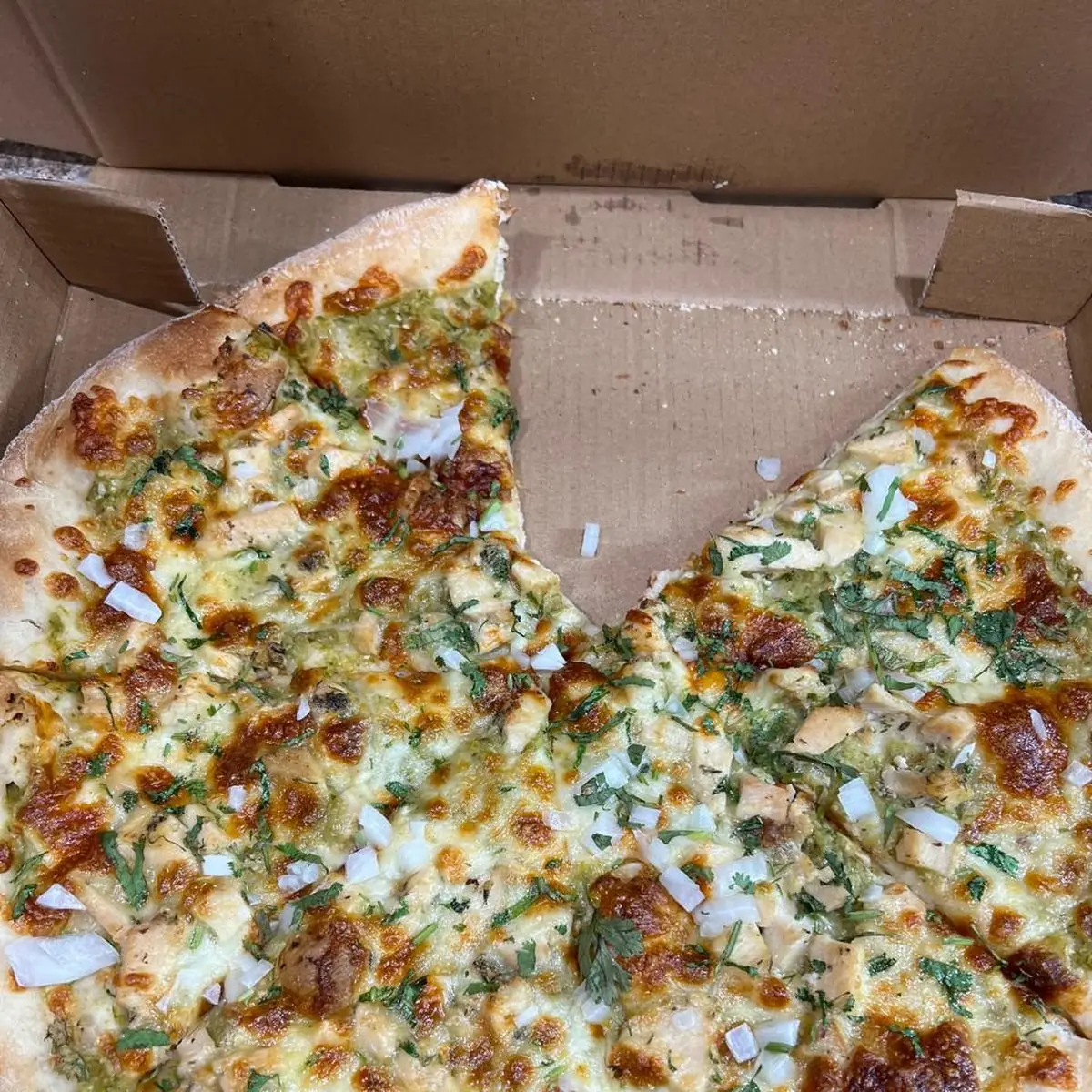 Pizza with Salsa Verde