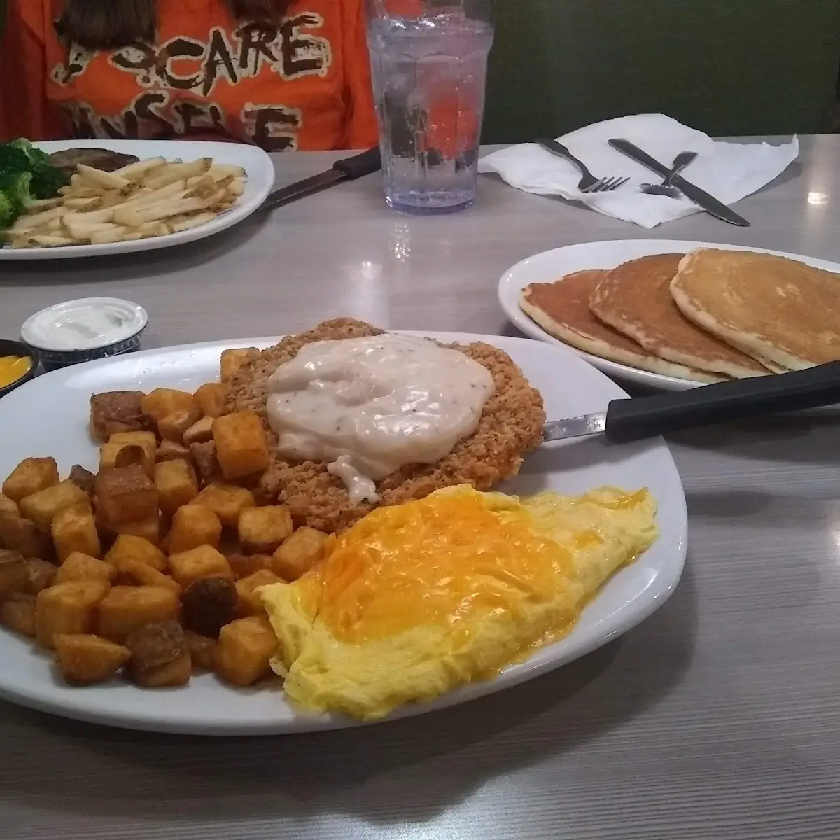 Scrambled Eggs and Country Potatoes