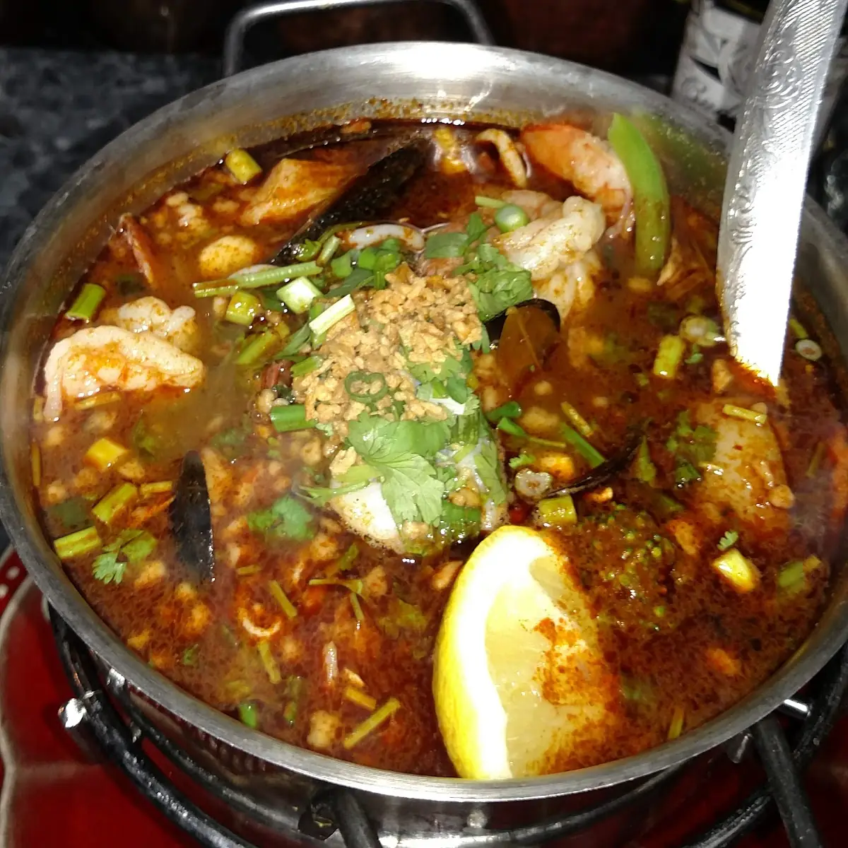 Tom Yum Seafood Soup