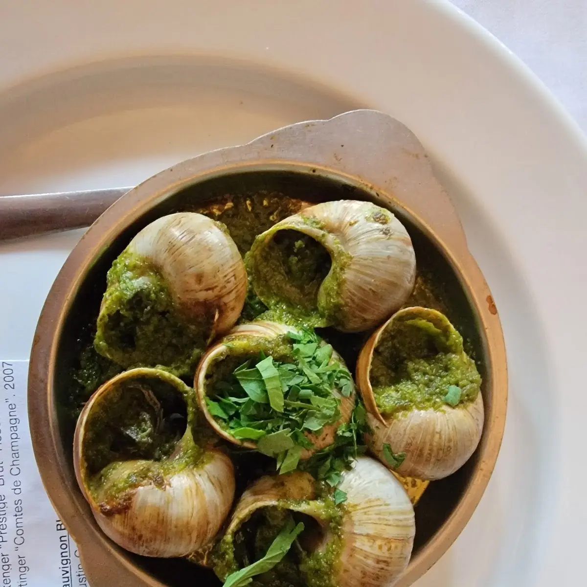 Escargots in Garlic Herb Butter