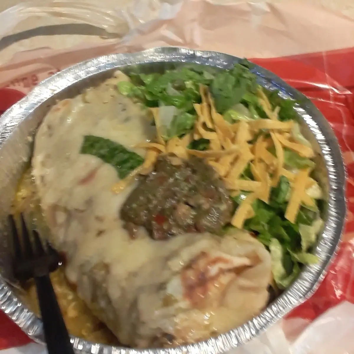 Chili Shredded Beef Burrito