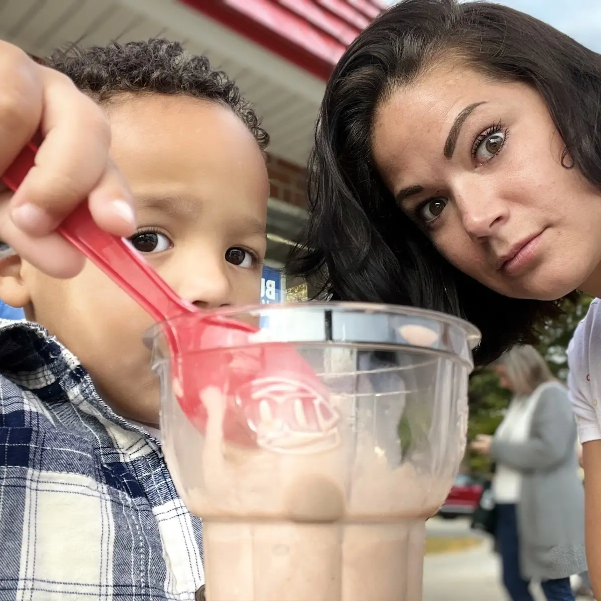 Kids Soft Serve Smiley Face