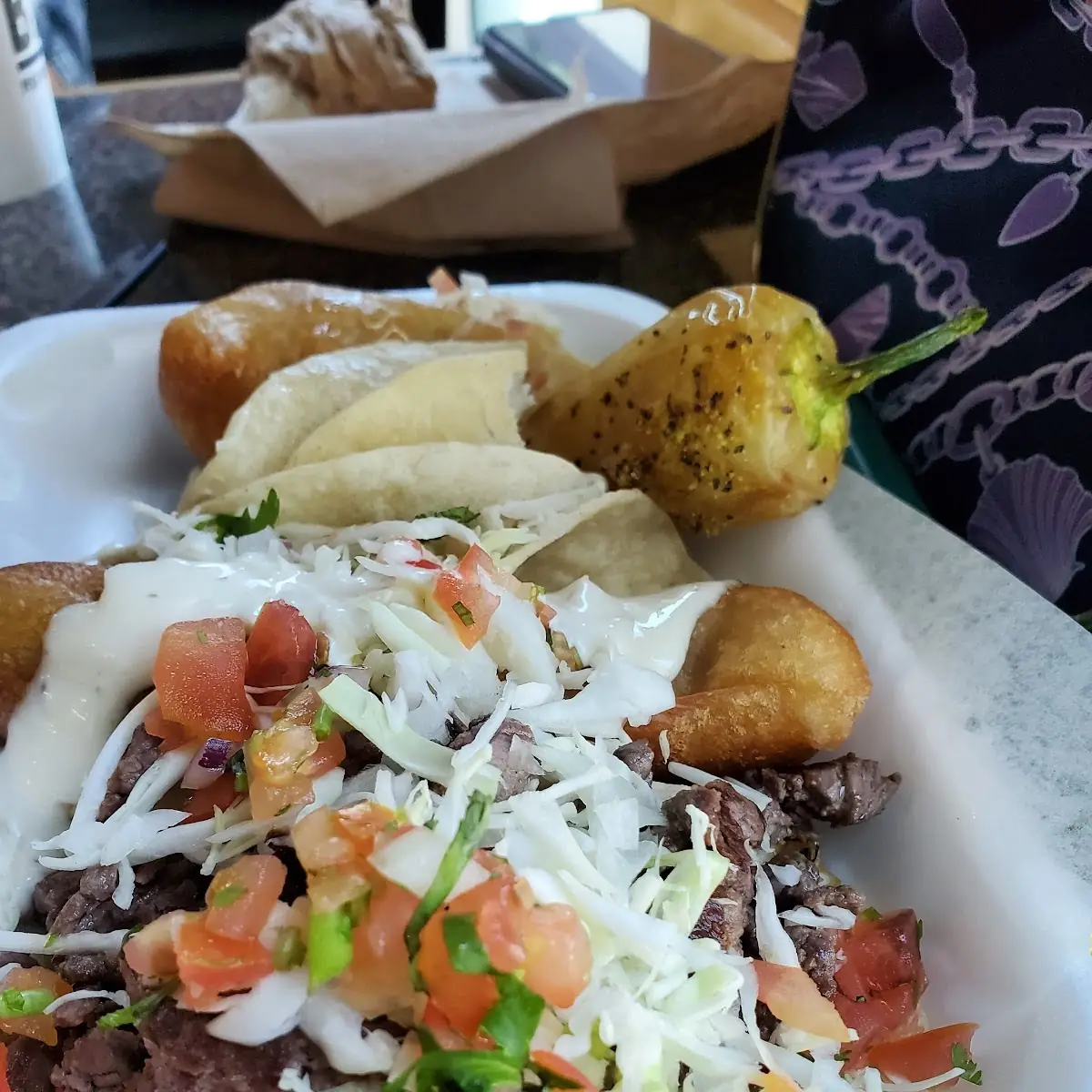 Fish & Steak Tacos Carne Asada