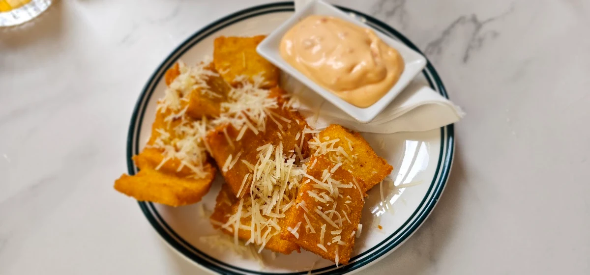 Polenta Fritta, de Vine Food & Wine