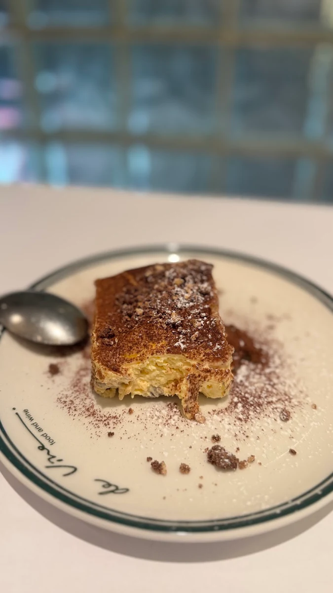 Tiramisu, de Vine Food & Wine