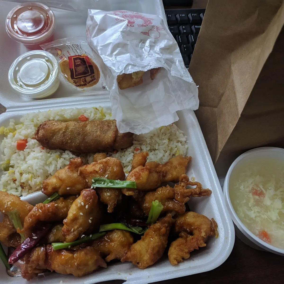 Sesame Chicken Lunch Special