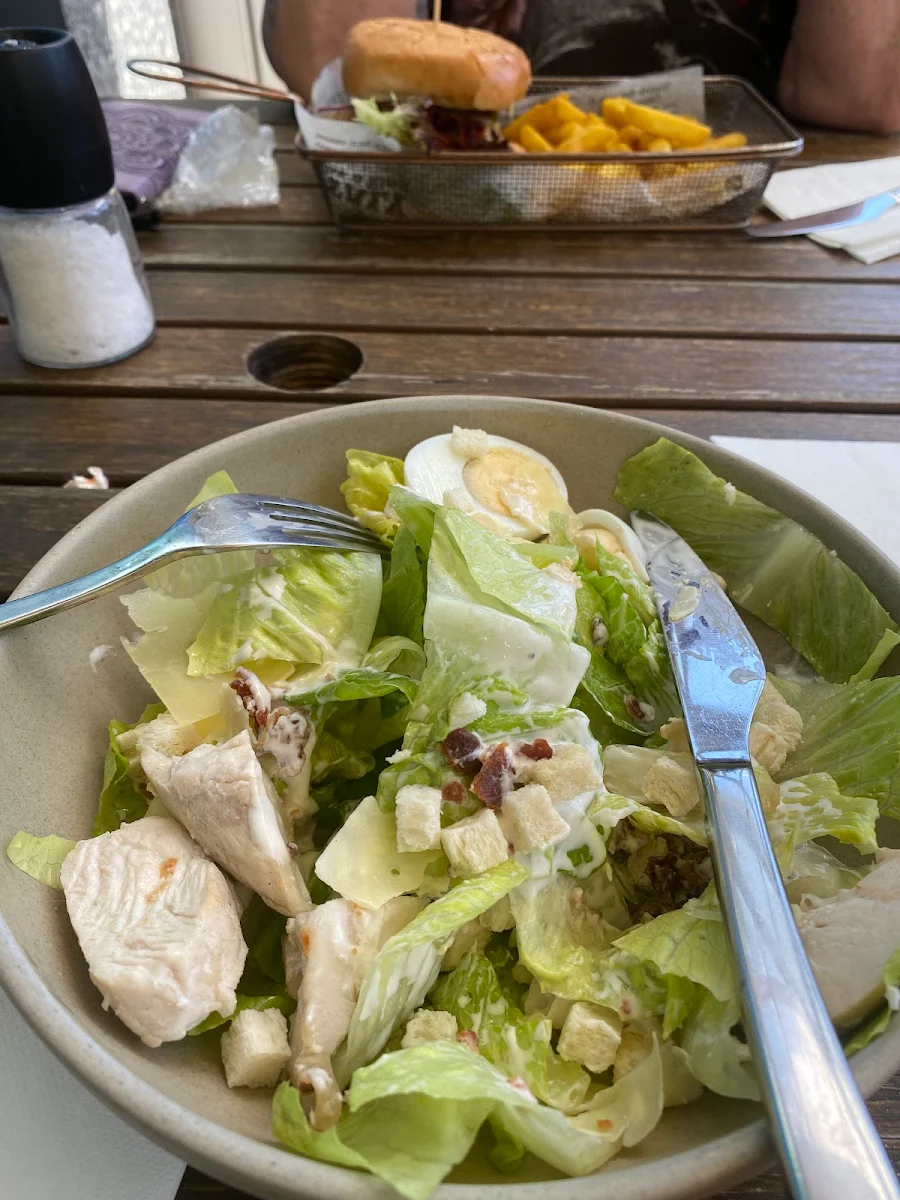 Chicken Caesar Salad, Biggles Bar & Grill