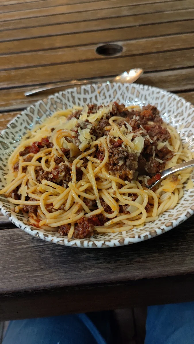 Spaghetti Bolognese, Biggles Bar & Grill