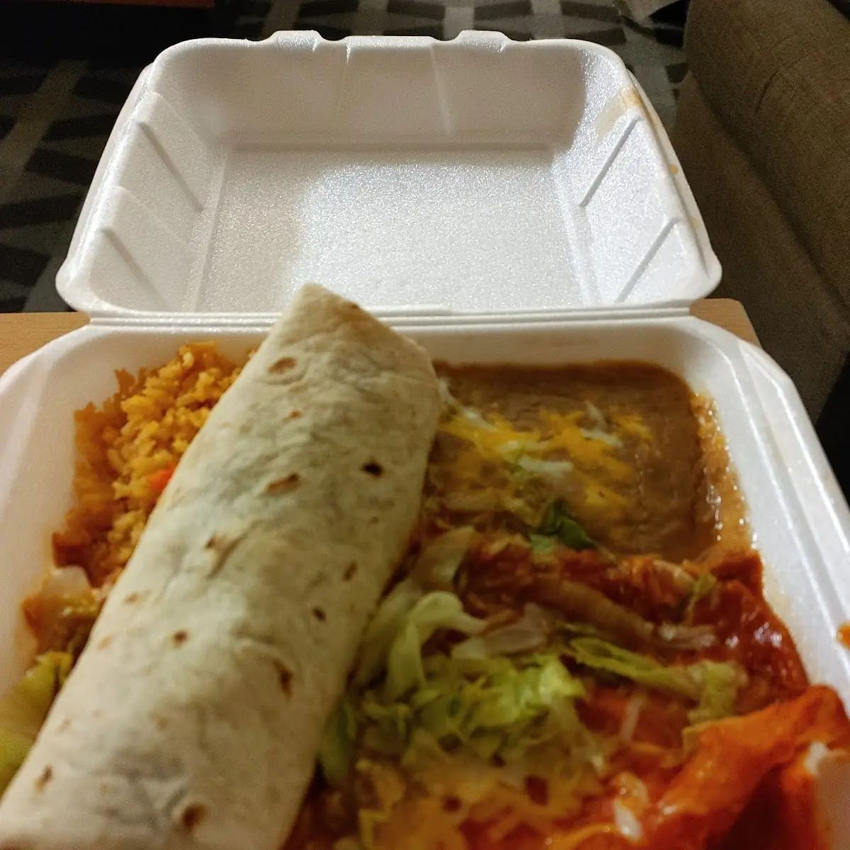 Burrito and Enchilada Plate