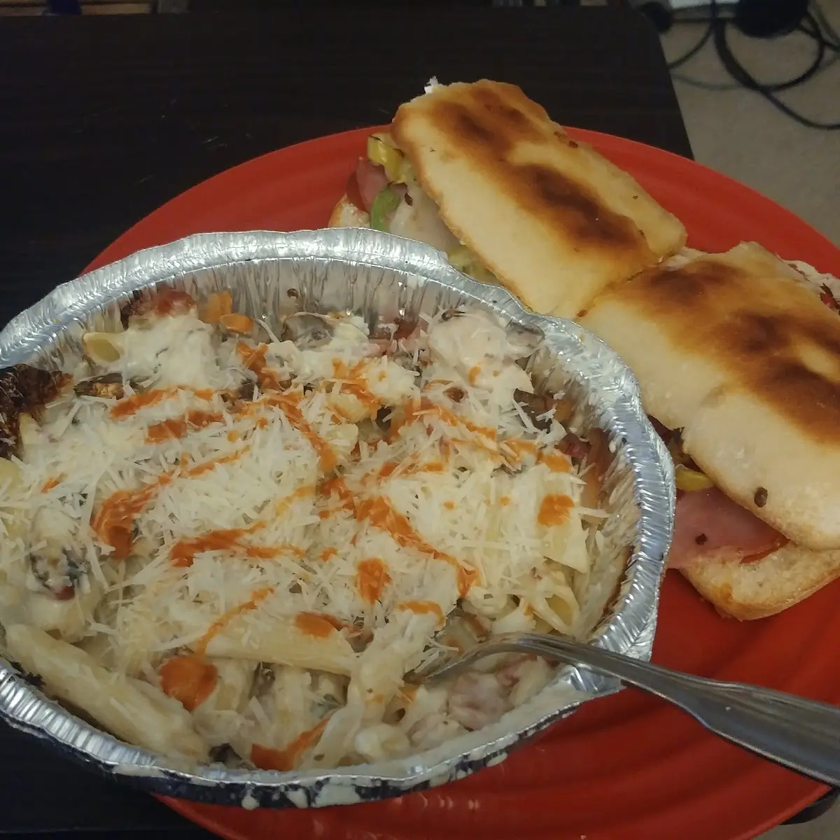 Italian Sub Chicken Carbonara